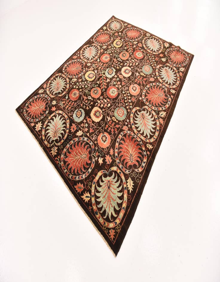 Detail image of 6' 2 x 8' 1  Hand Knotted Ariana Ziegler Oriental Rug