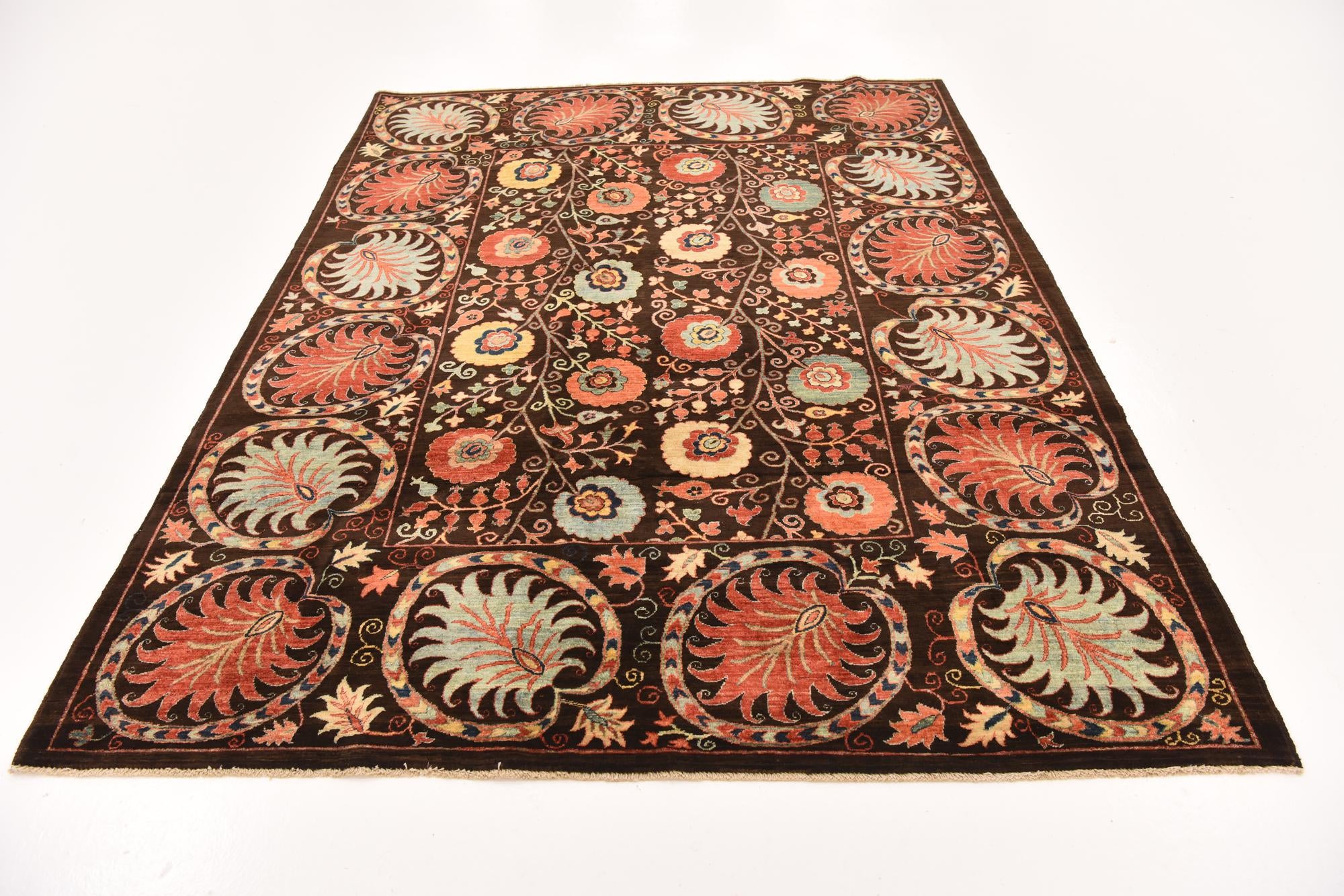 6' 2 x 8' 1 Hand Knotted Ariana Ziegler Oriental Rug