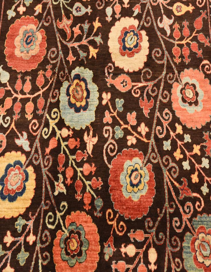 Detail image of 6' 2 x 8' 1  Hand Knotted Ariana Ziegler Oriental Rug