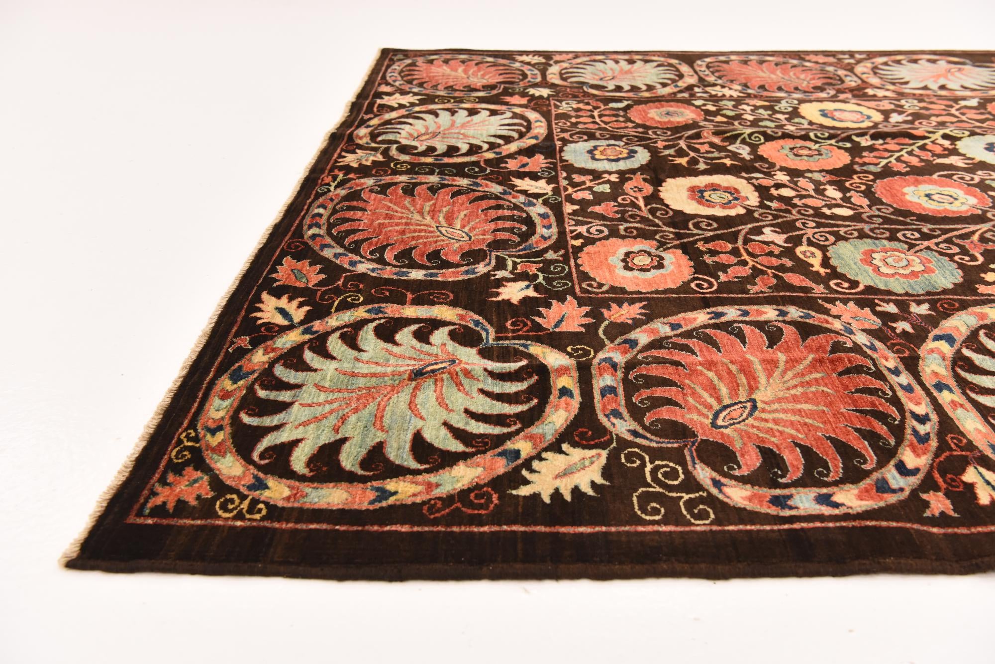 6' 2 x 8' 1 Hand Knotted Ariana Ziegler Oriental Rug