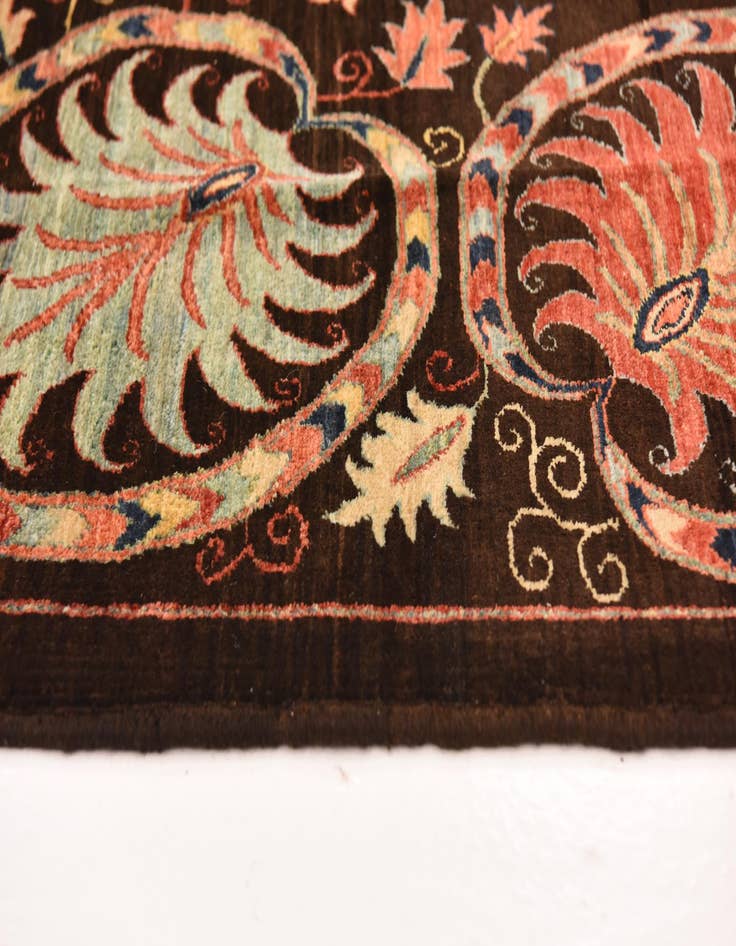 Detail image of 6' 2 x 8' 1  Hand Knotted Ariana Ziegler Oriental Rug