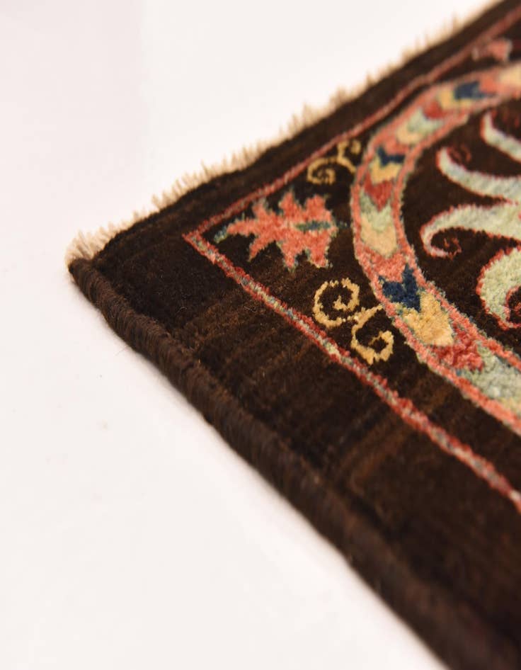 Detail image of 6' 2 x 8' 1  Hand Knotted Ariana Ziegler Oriental Rug