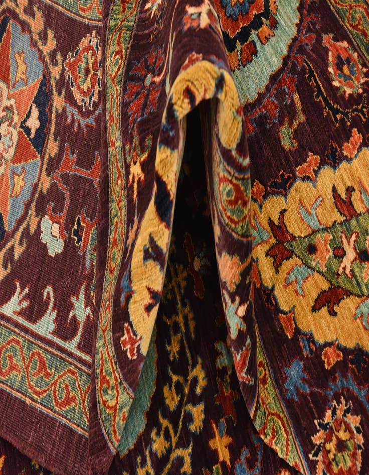 Detail image of 6' 3 x 8' 2  Hand Knotted Ariana Ziegler Oriental Rug