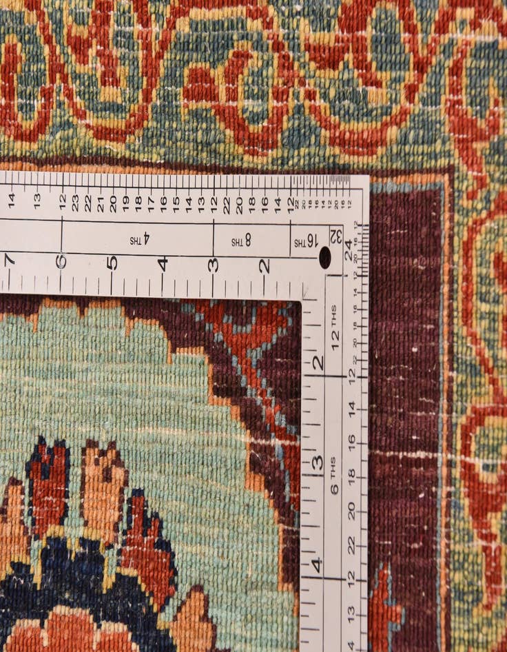 Detail image of 6' 3 x 8' 2  Hand Knotted Ariana Ziegler Oriental Rug