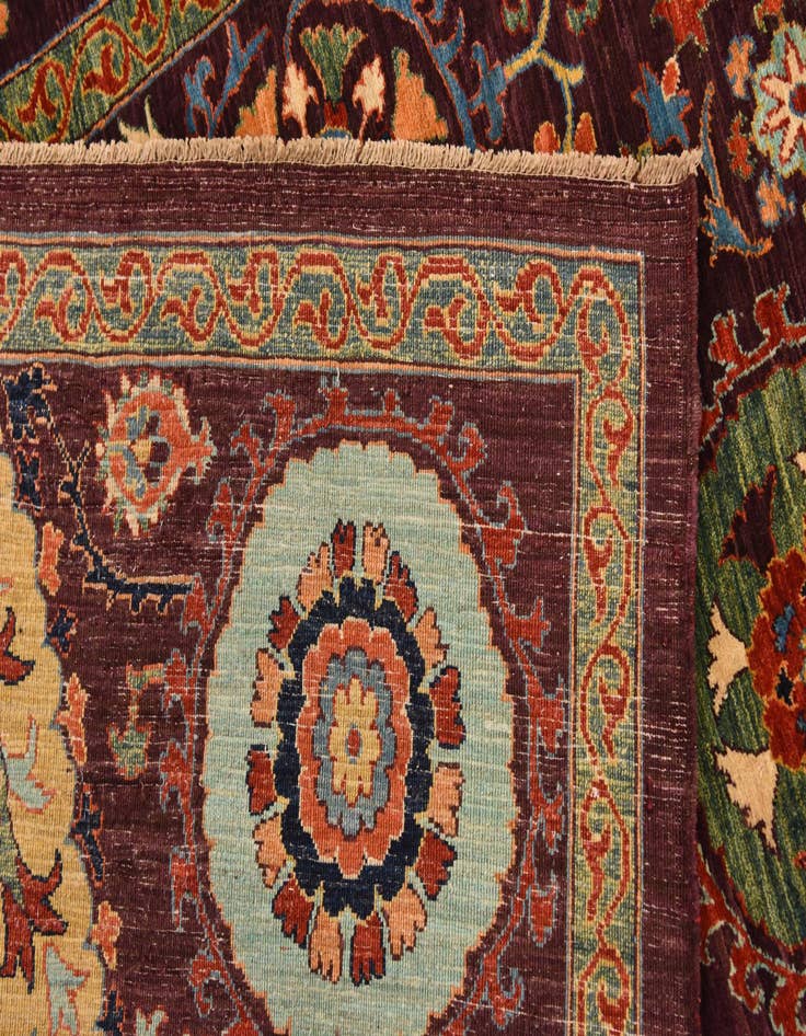 Detail image of 6' 3 x 8' 2  Hand Knotted Ariana Ziegler Oriental Rug
