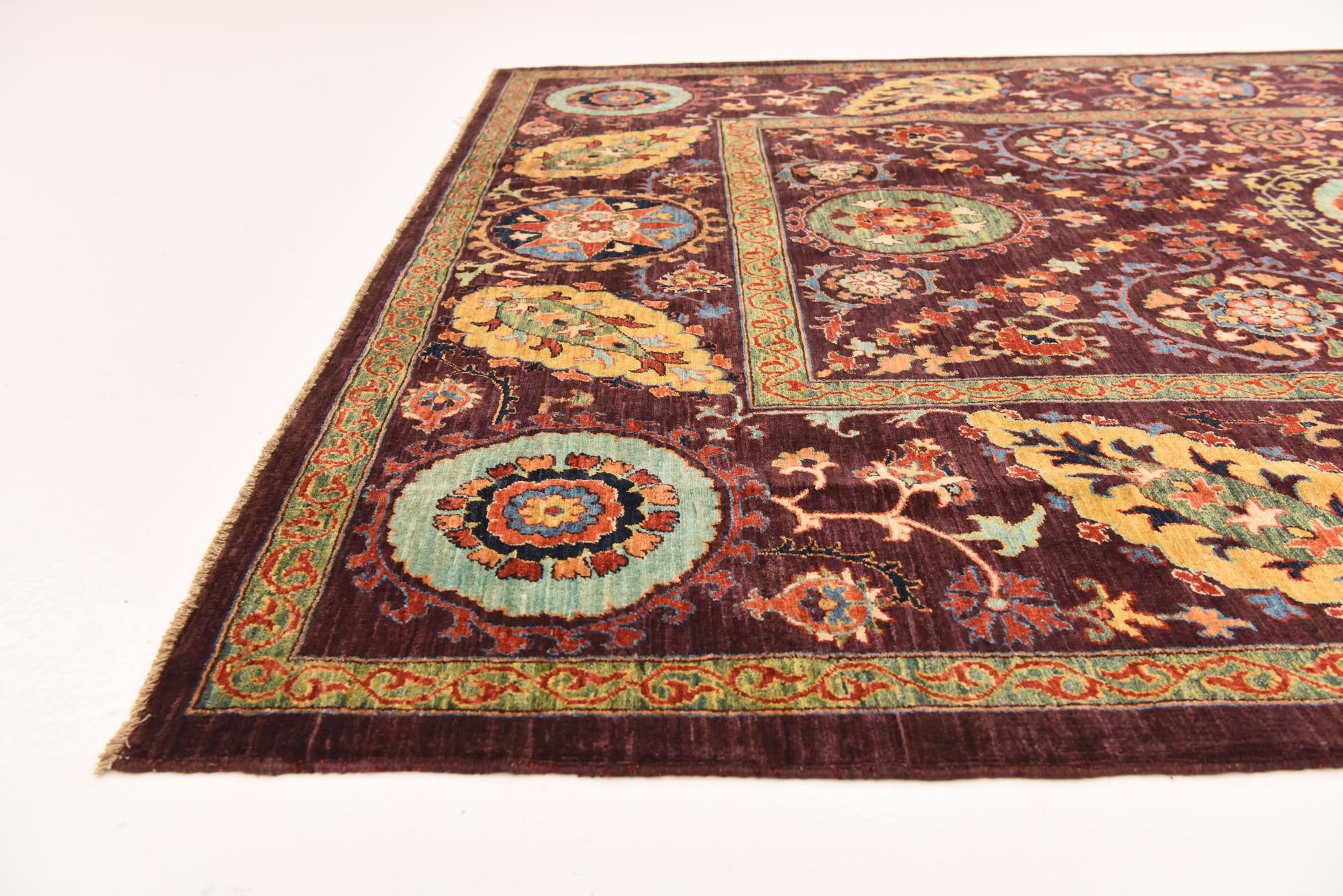6' 3 x 8' 2 Hand Knotted Ariana Ziegler Oriental Rug