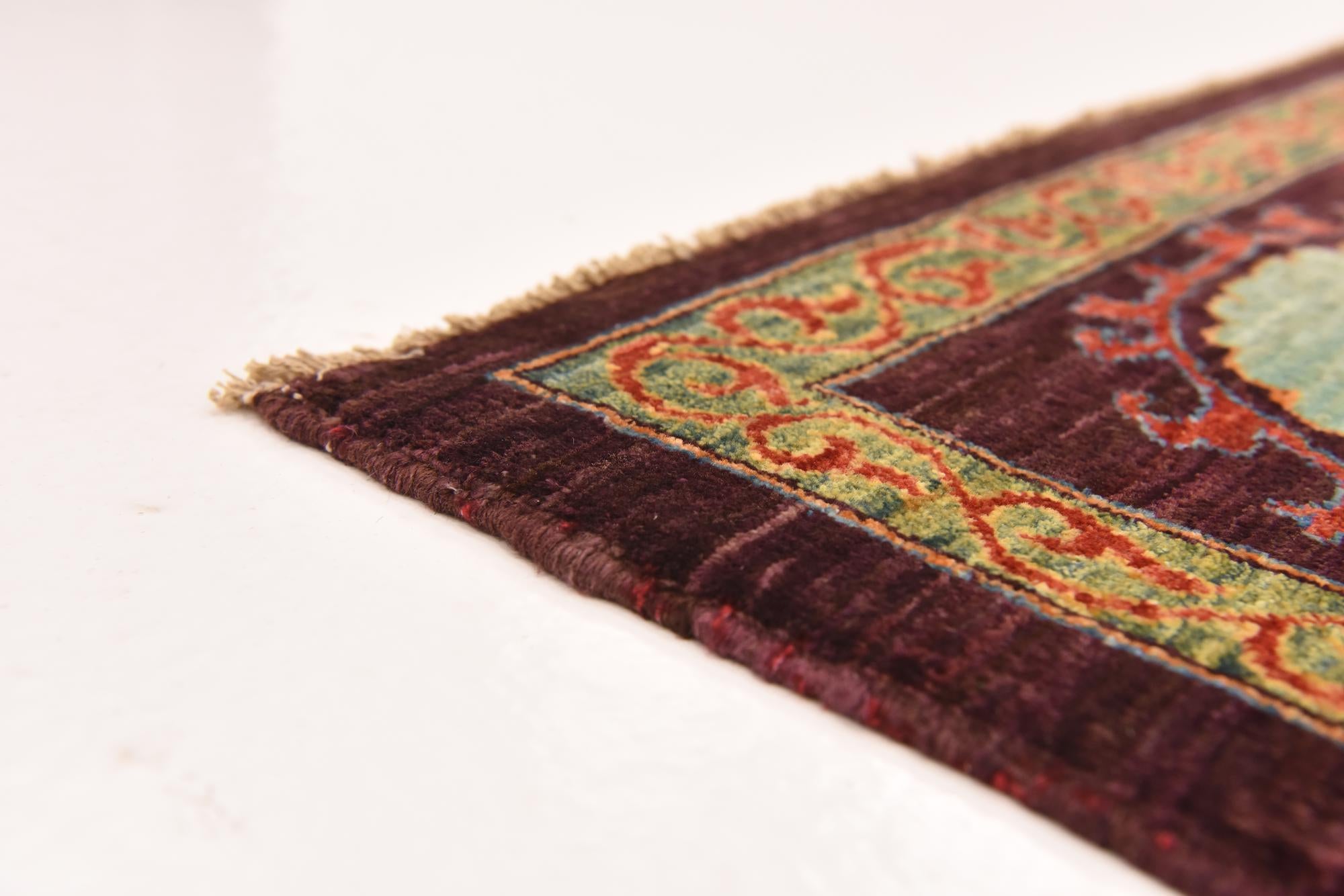 6' 3 x 8' 2 Hand Knotted Ariana Ziegler Oriental Rug