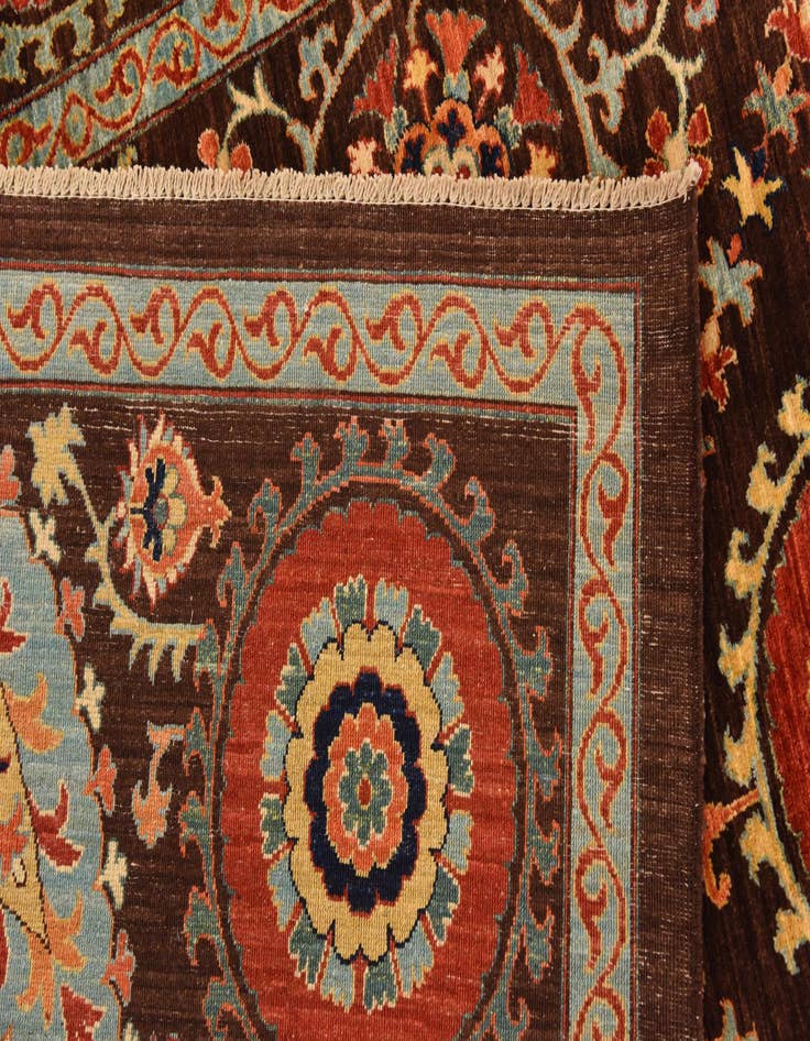 Detail image of 6' 2 x 8' 2  Hand Knotted Ariana Ziegler Oriental Rug