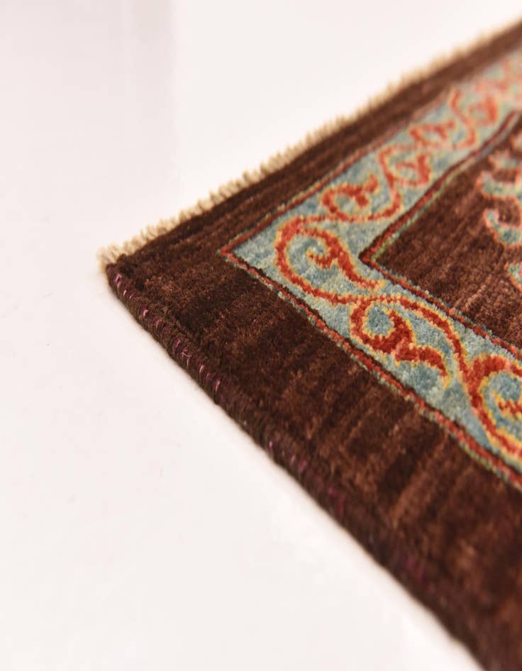 Detail image of 6' 2 x 8' 2  Hand Knotted Ariana Ziegler Oriental Rug