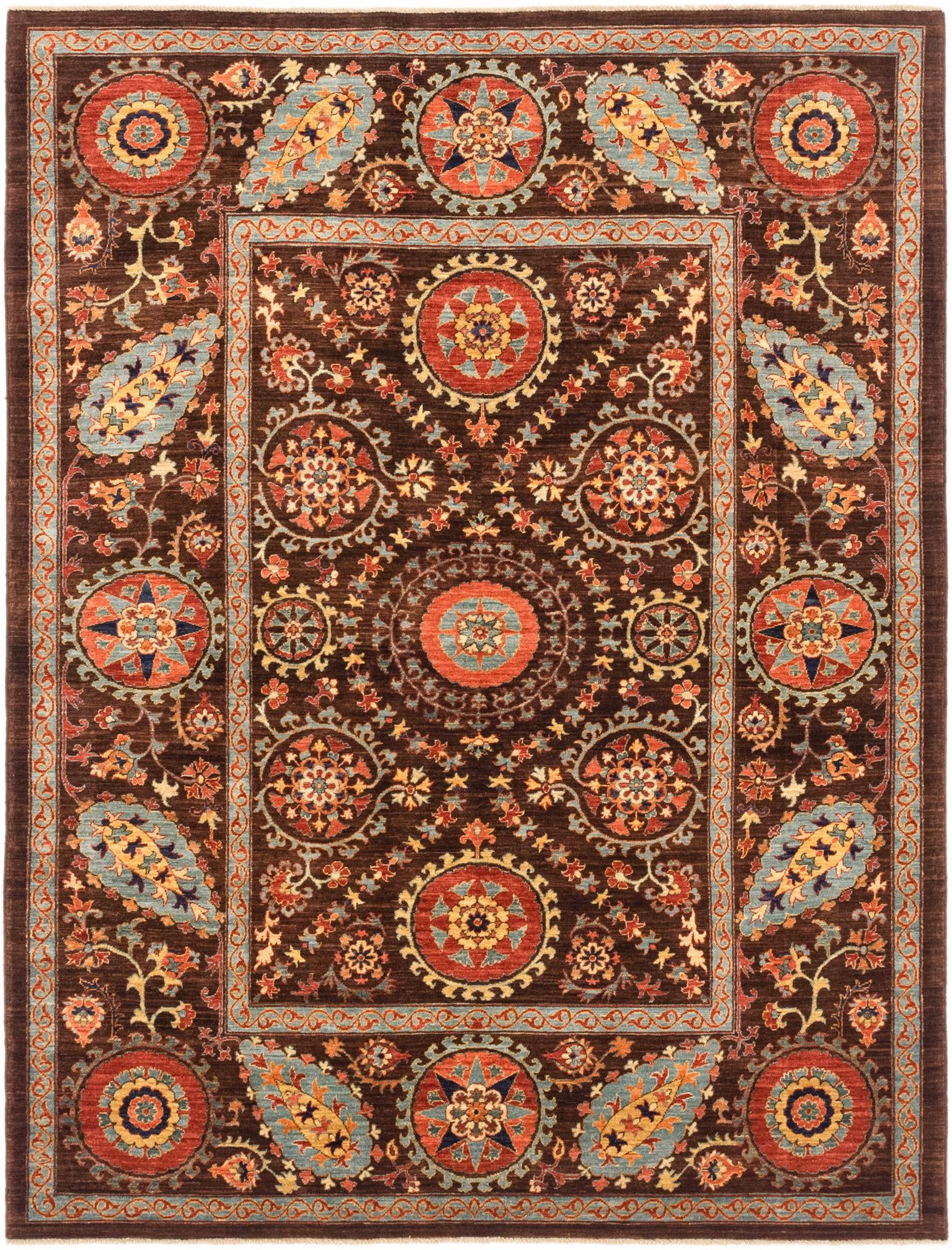 6' 2 x 8' 2 Hand Knotted Ariana Ziegler Oriental Rug