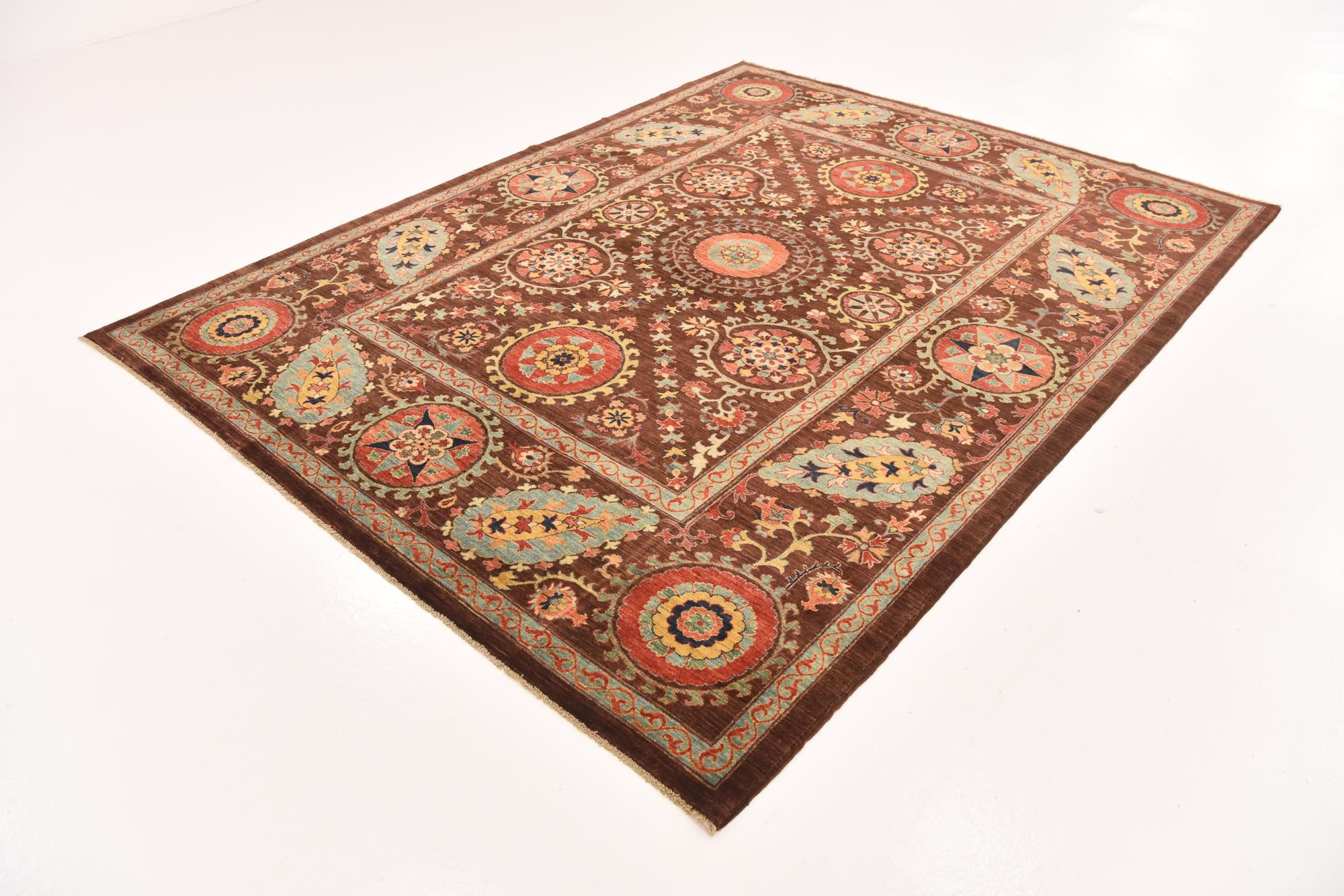 6' 9 x 8' 9 Hand Knotted Ariana Ziegler Oriental Rug