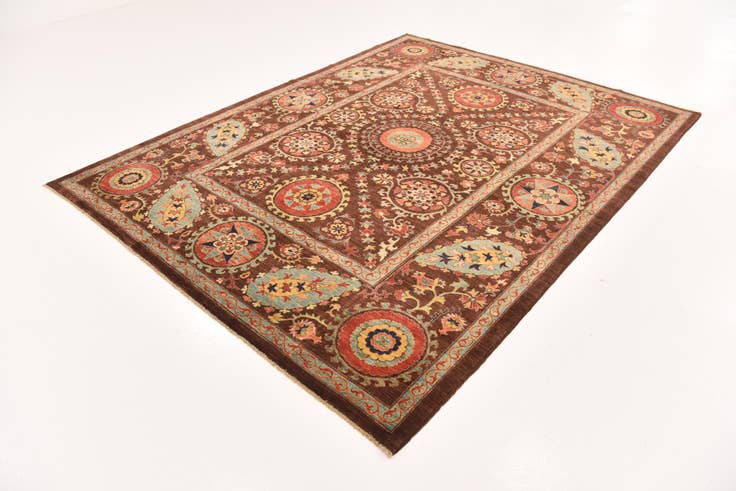 Detail image of 6' 9 x 8' 9 Hand Knotted Ariana Ziegler Oriental Rug