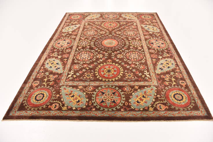 Detail image of 6' 9 x 8' 9 Hand Knotted Ariana Ziegler Oriental Rug