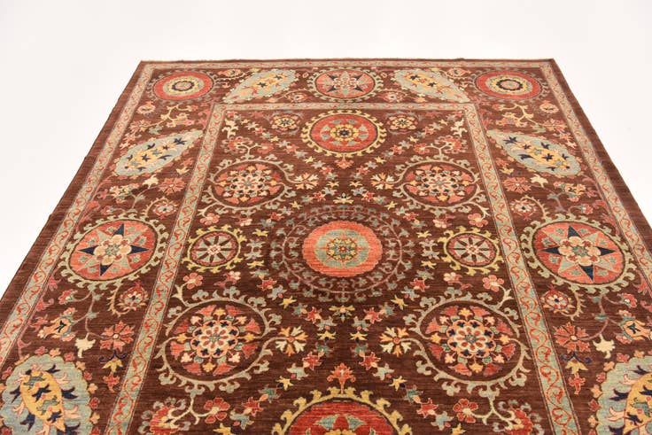 Detail image of 6' 9 x 8' 9 Hand Knotted Ariana Ziegler Oriental Rug