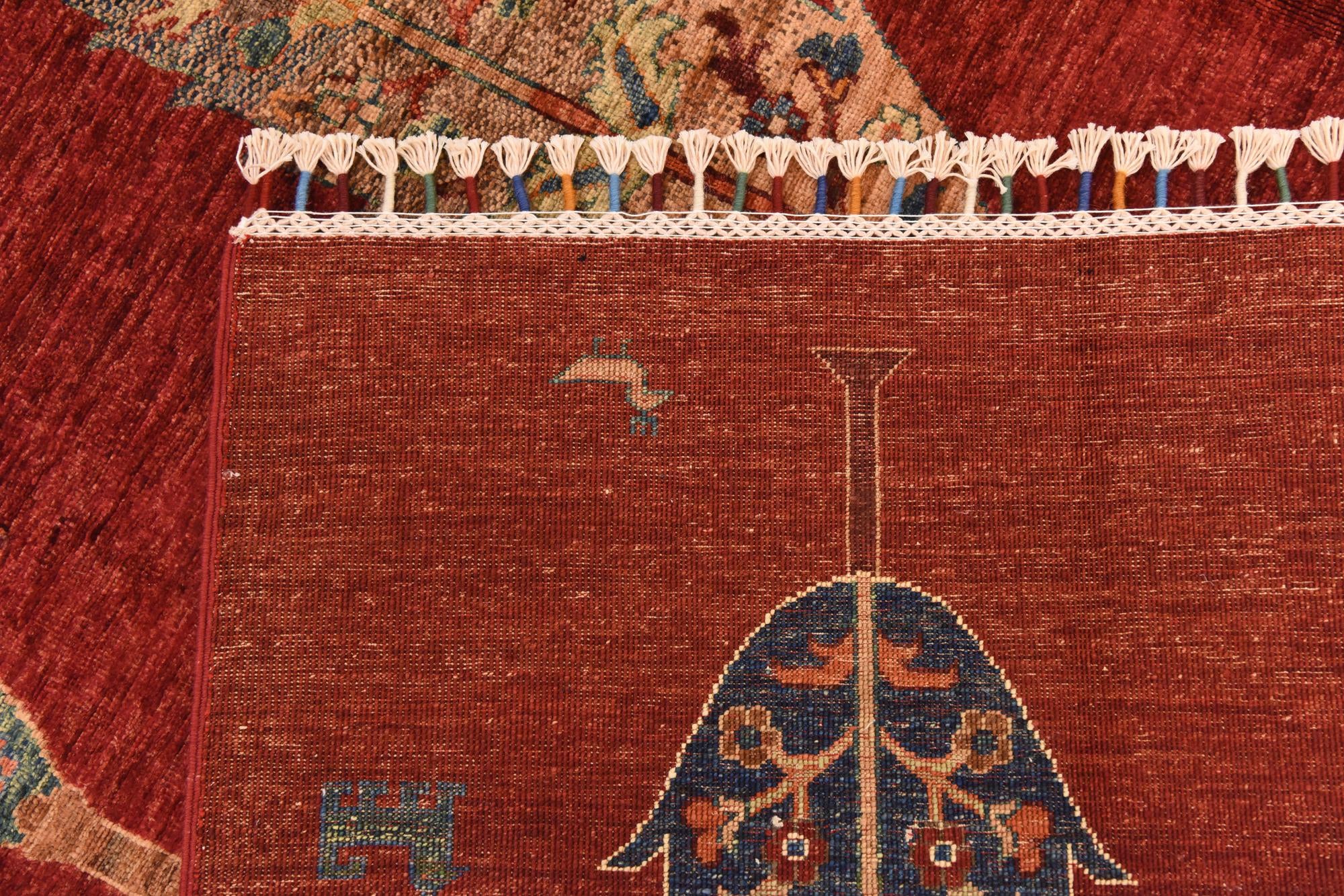7' x 9' 6 Hand Knotted Ariana Ziegler Rug
