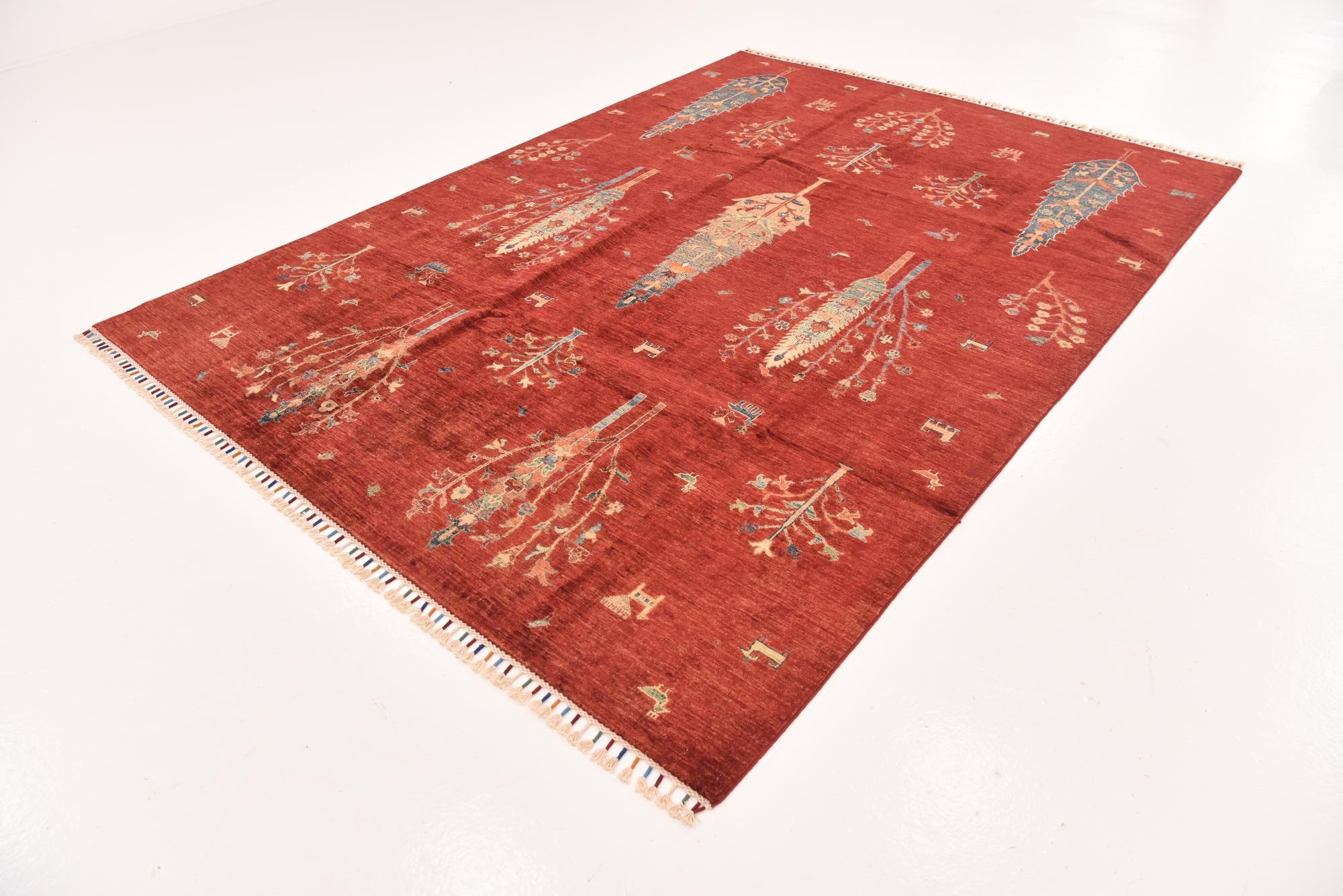 7' x 9' 6 Hand Knotted Ariana Ziegler Rug