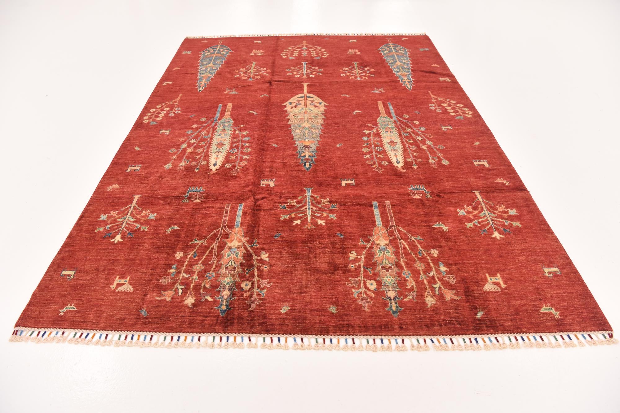 7' x 9' 6 Hand Knotted Ariana Ziegler Rug
