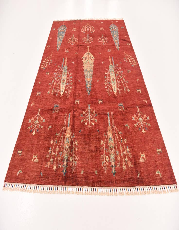 Detail image of 7' x 9' 6  Hand Knotted Ariana Ziegler Rug