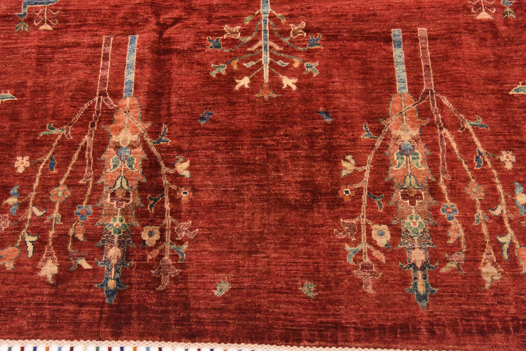 7' x 9' 6 Hand Knotted Ariana Ziegler Rug