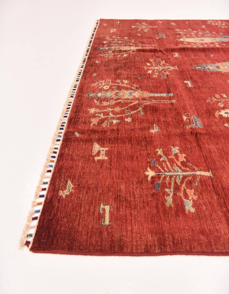 Detail image of 7' x 9' 6  Hand Knotted Ariana Ziegler Rug