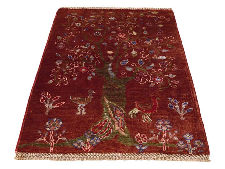 2' x 3' 2 Hand Knotted Ariana Ziegler Rug