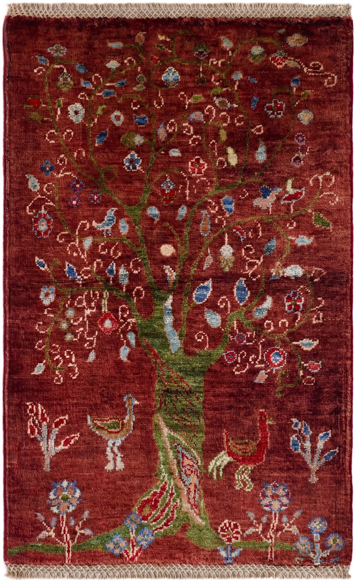 2' x 3' 2 Hand Knotted Ariana Ziegler Rug