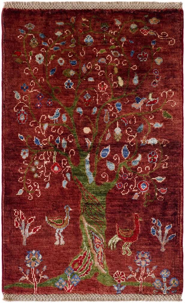 2' x 3' 2 Hand Knotted Ariana Ziegler Rug