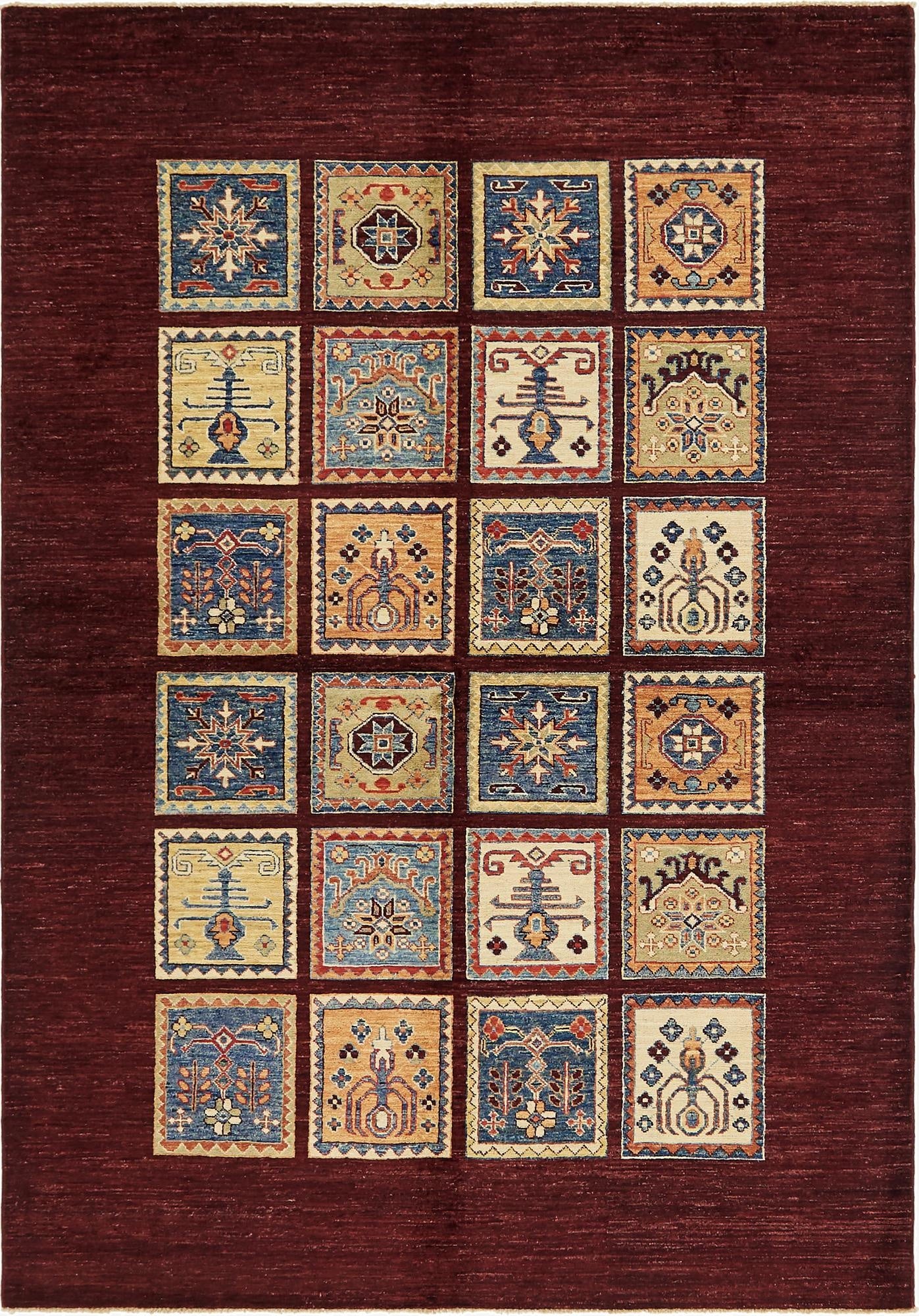 5' 7 x 8'  Hand Knotted Ariana Ziegler Rug