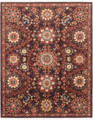 8' 2 x 10' 3 Hand Knotted Ariana Ziegler Rug