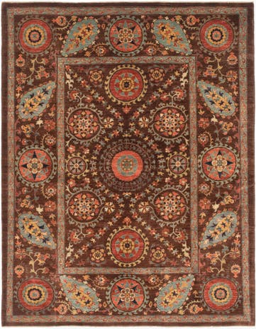 6' 9 x 8' 9 Hand Knotted Ariana Ziegler Oriental Rug