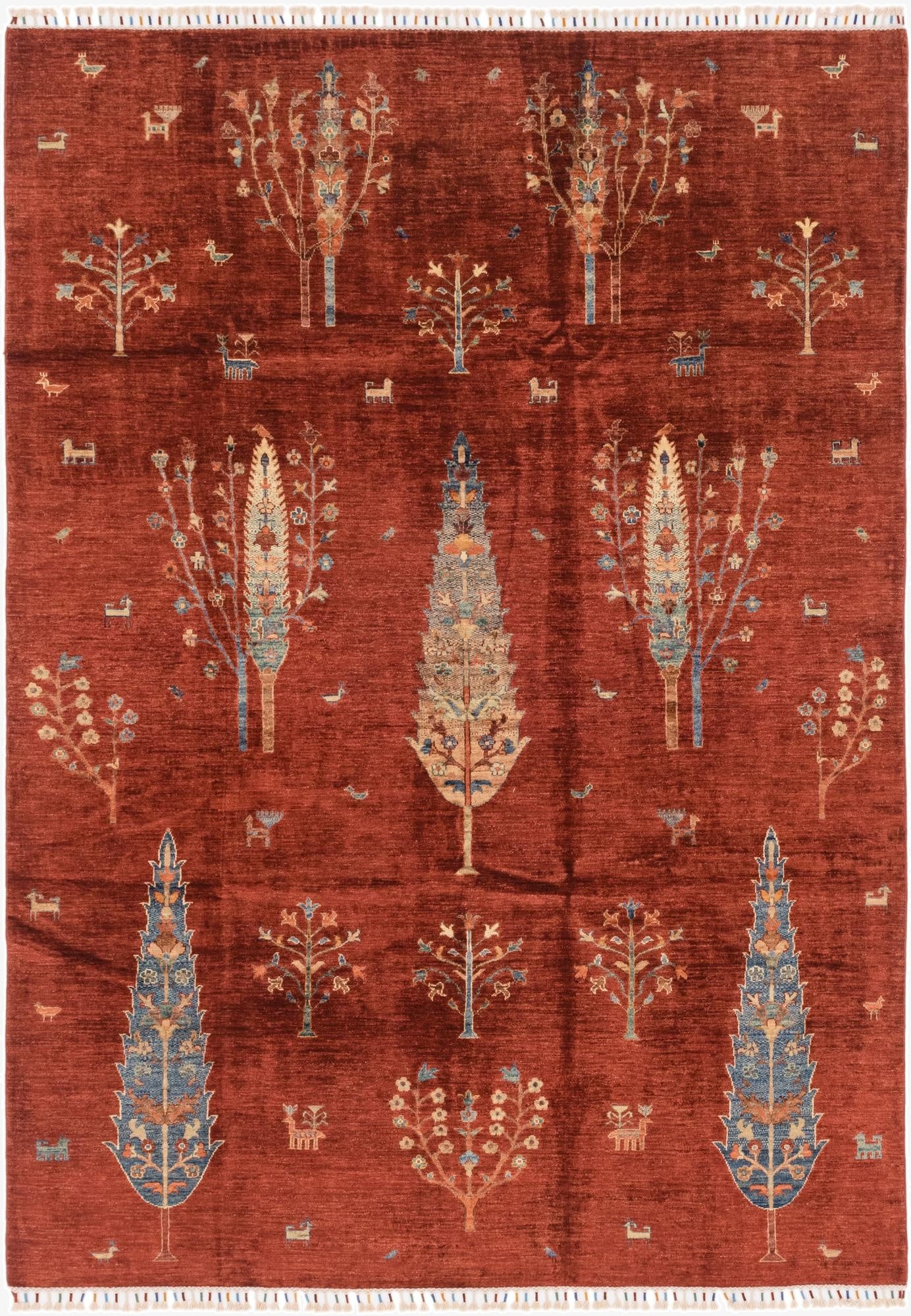 7' x 9' 6  Hand Knotted Ariana Ziegler Rug