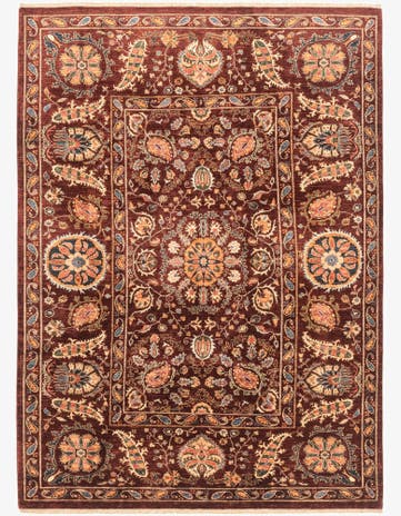 6' 11 x 9' 9 Hand Knotted Ariana Ziegler Rug