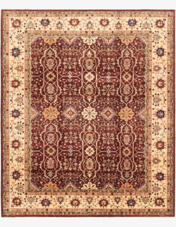 8' 3 x 9' 9 Hand Knotted Ariana Ziegler Rug