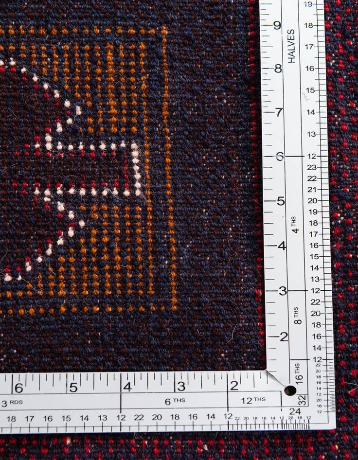 Detail image of 3' x 4' 4  Hand Knotted Balouch Persian Wool Rug