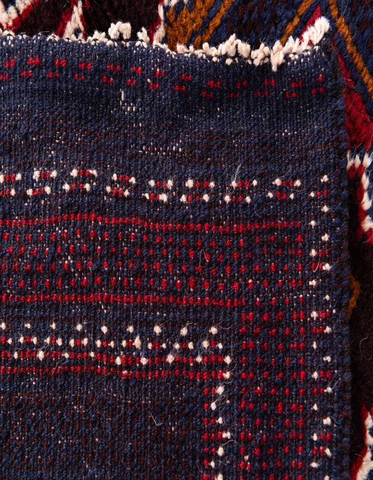 Detail image of 3' x 4' 4  Hand Knotted Balouch Persian Wool Rug