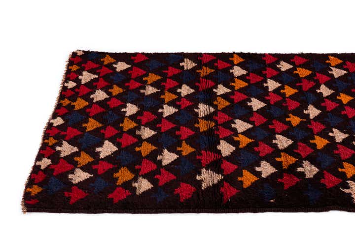 2' 9 x 4' 7 Hand Knotted Balouch Persian Wool Rug