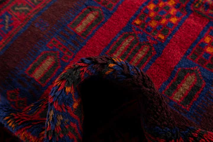 2' 10 x 4' 7 Hand Knotted Balouch Persian Wool Rug