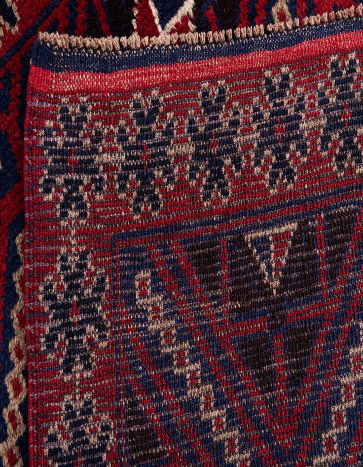Detail image of 3' x 4' 9  Hand Knotted Balouch Persian Wool Rug