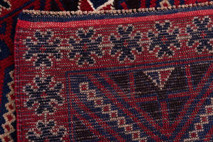 3' x 4' 9 Hand Knotted Balouch Persian Wool Rug