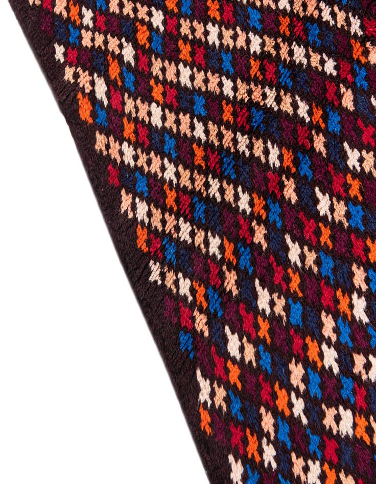 Detail image of 4' x 5' 8  Hand Knotted Balouch Wool Rug