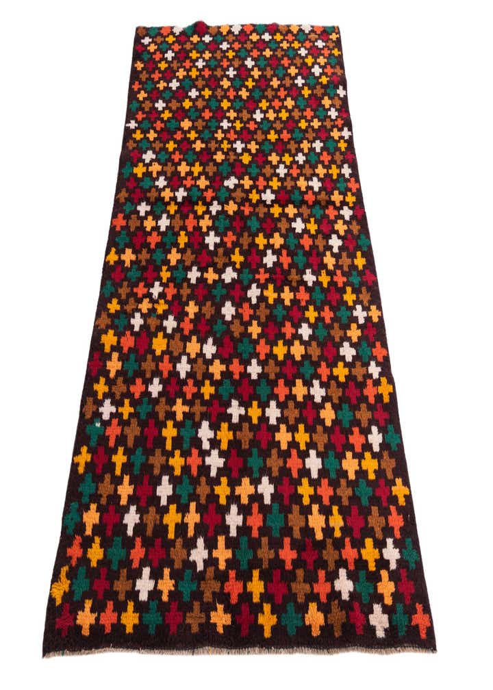 3' 9 x 6' 1 Hand Knotted Balouch Wool Rug