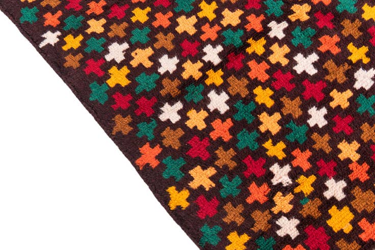 Detail image of 3' 9 x 6' 1 Hand Knotted Balouch Wool Rug