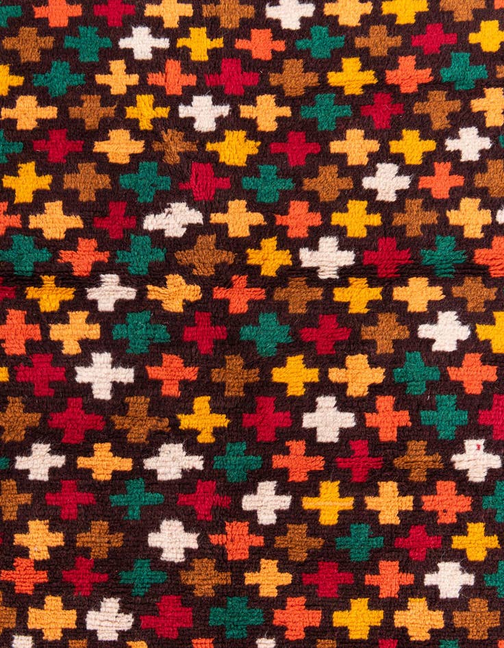 Detail image of 3' 9 x 6' 1  Hand Knotted Balouch Wool Rug