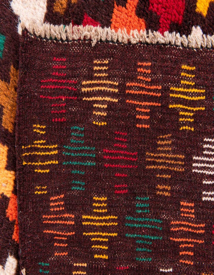 Detail image of 3' 9 x 6' 1  Hand Knotted Balouch Wool Rug