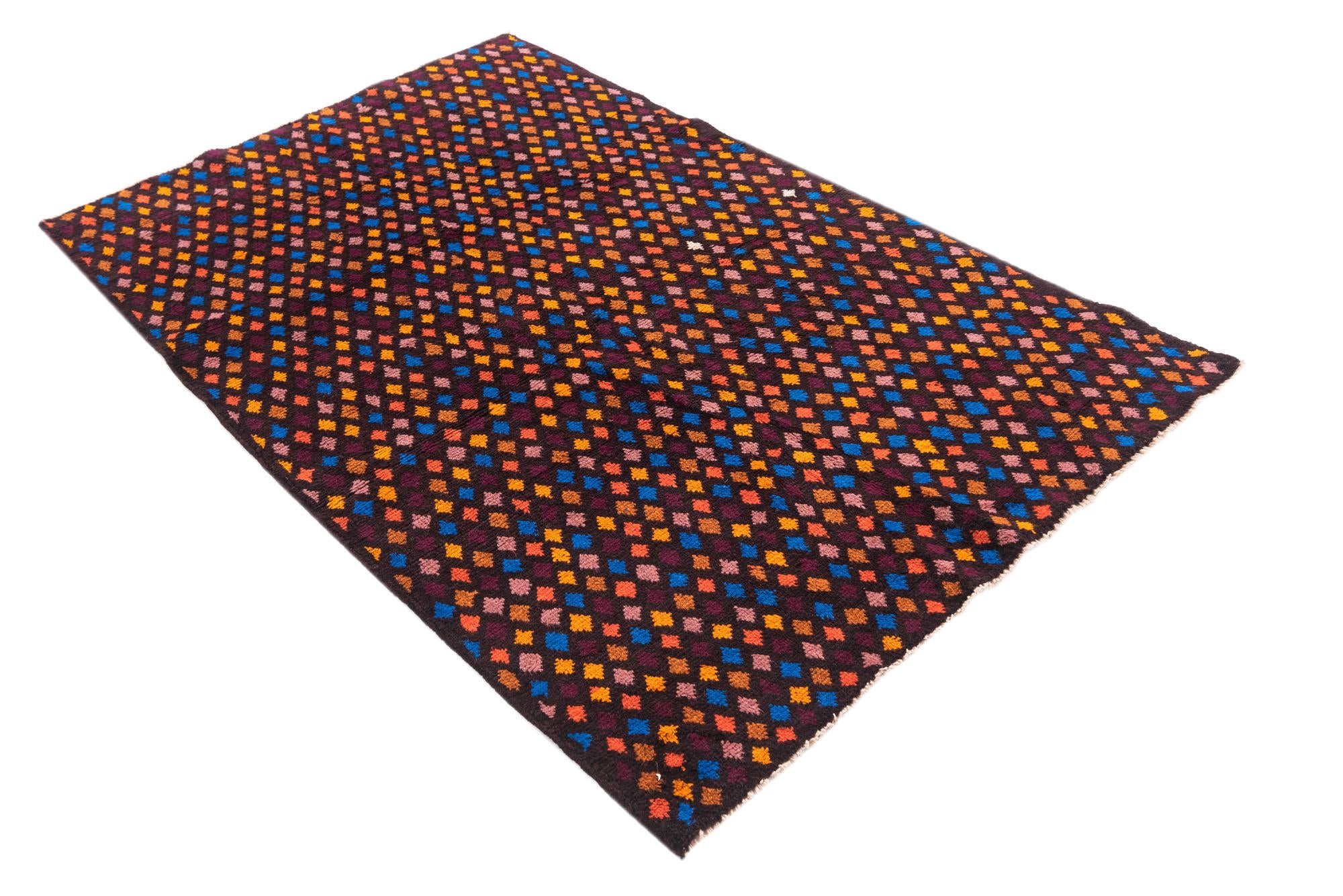 3' 10 x 6' 2 Hand Knotted Balouch Wool Rug