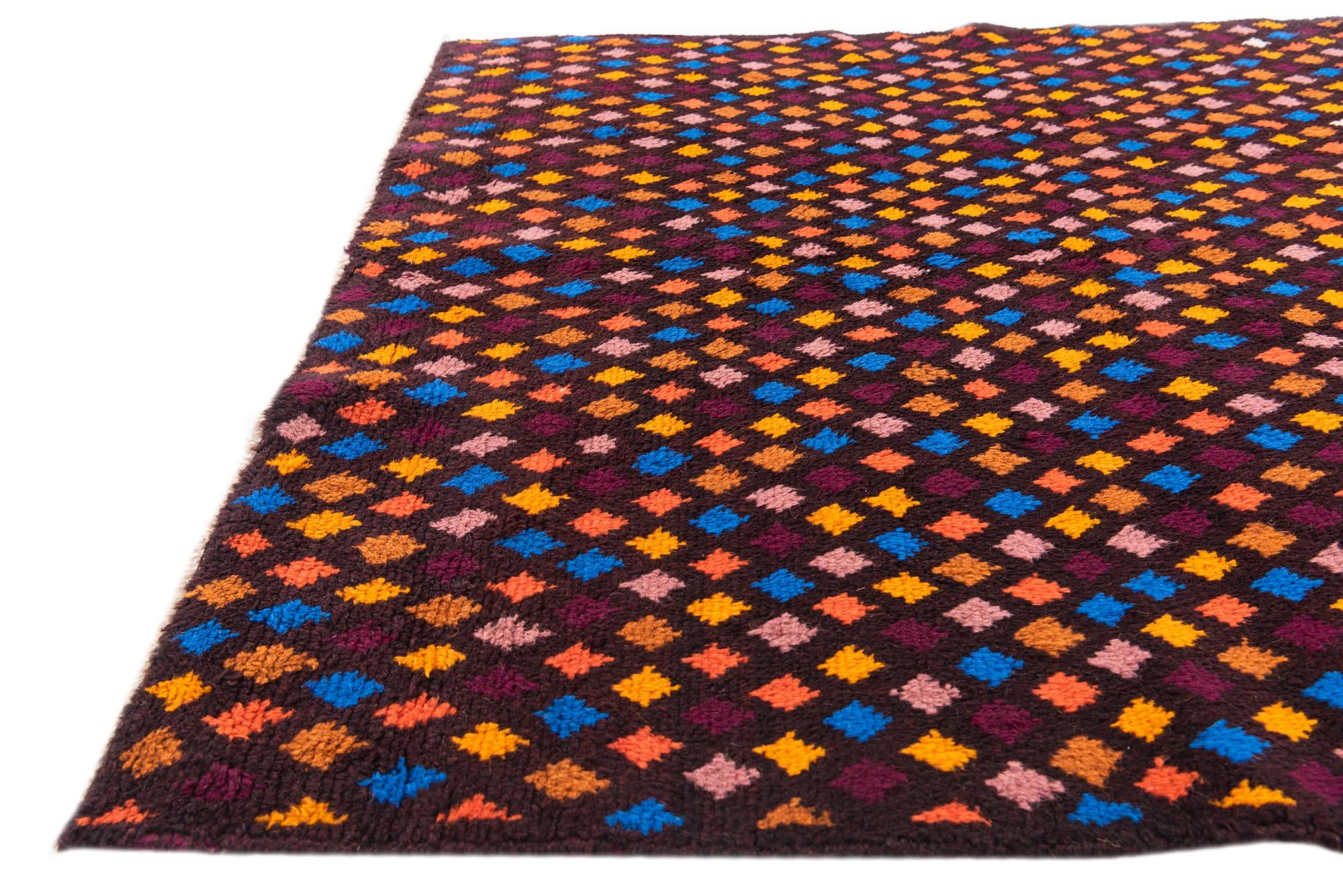 3' 10 x 6' 2 Hand Knotted Balouch Wool Rug
