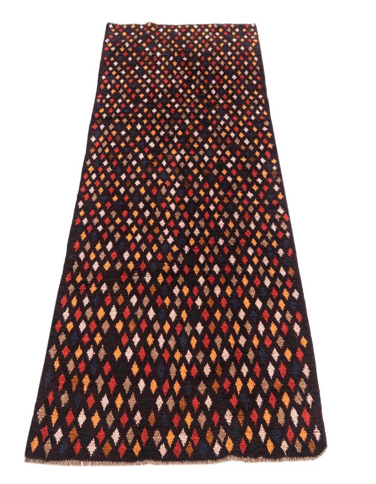 Detail image of 3' 9 x 6' 1 Hand Knotted Balouch Wool Rug