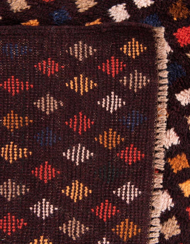Detail image of 3' 9 x 6' 1 Hand Knotted Balouch Wool Rug