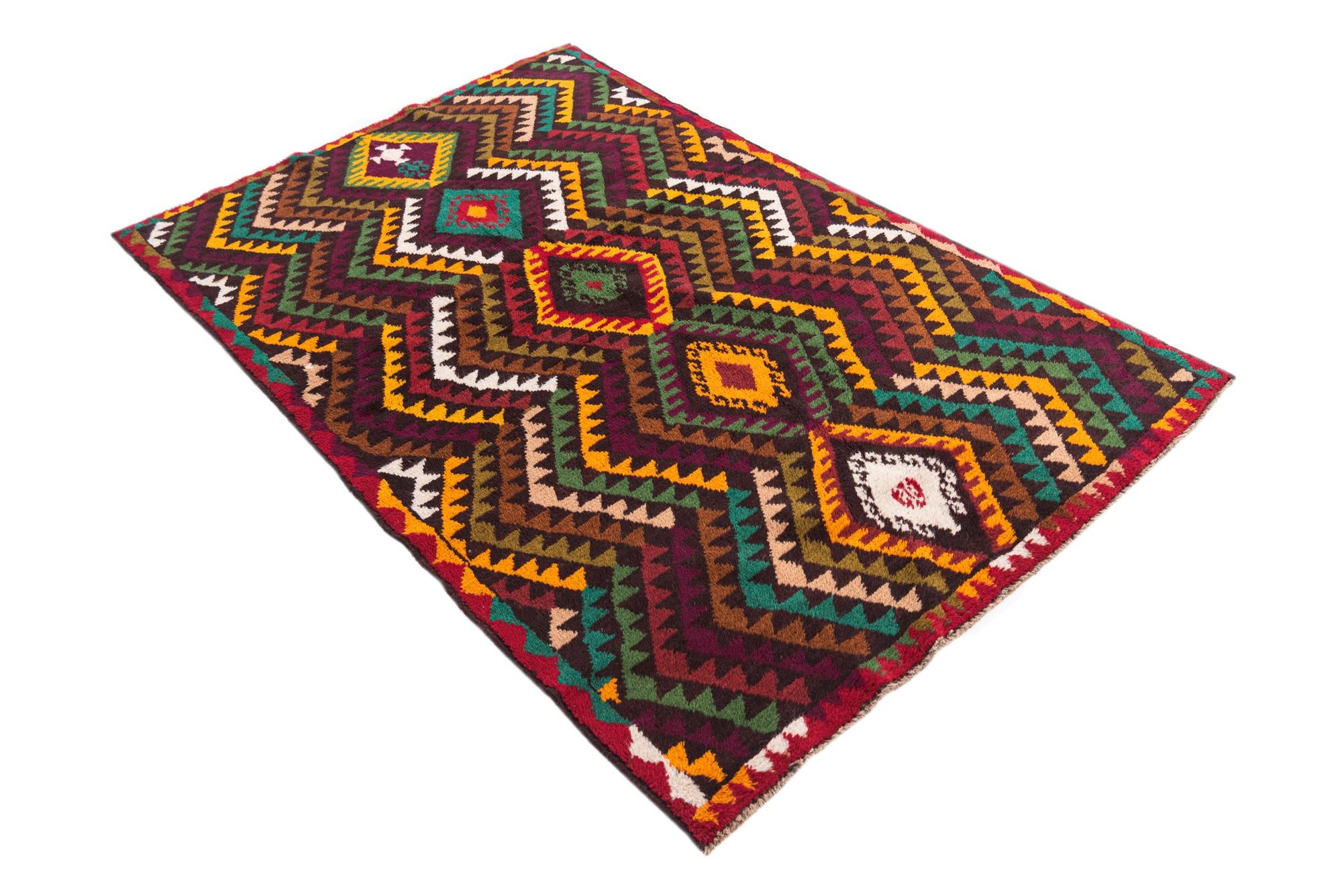 3' 9 x 5' 10 Hand Knotted Balouch Wool Rug