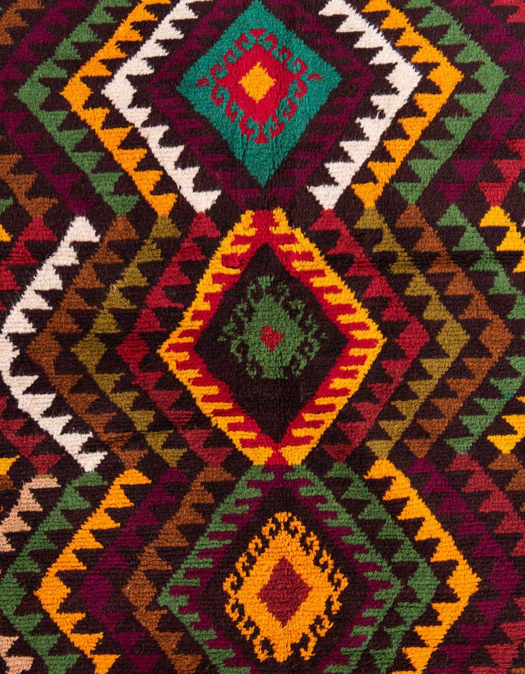 Detail image of 3' 9 x 5' 10  Hand Knotted Balouch Wool Rug